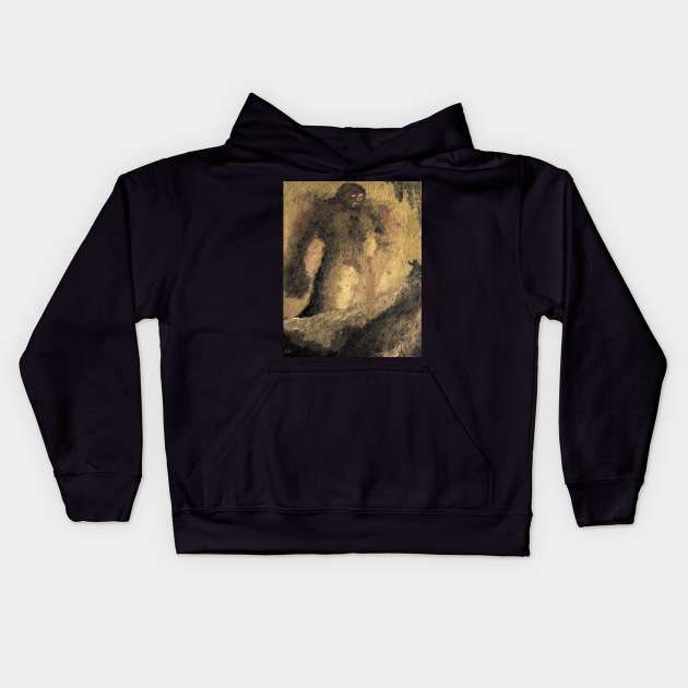 Oil Paint Giant Kids Hoodie by RG Illustration